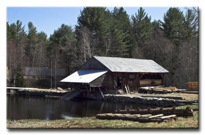 Saw Mill at Sanborm Mills Farm