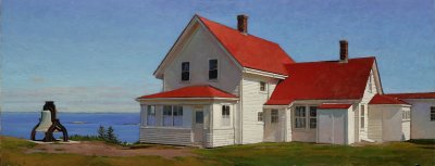 27. Lightkeepers House, Monhegan 9 x 23.5