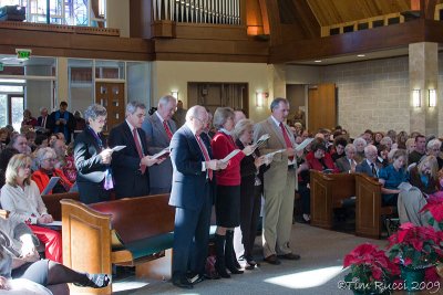 9771 - First Service in the new sanctuary