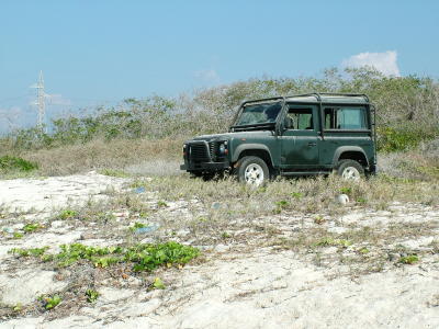 My Rover on the Beach in Mexico