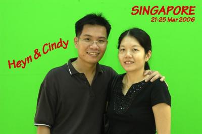 Heyn and Cindy in Singapore
