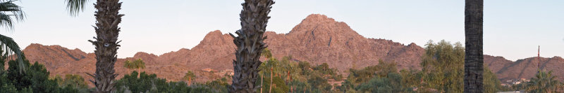 Squaw Peak Phoenix Sunrise Panorama