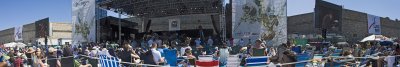 JVC Jazz Festival Newport 2008 front stage Panorama