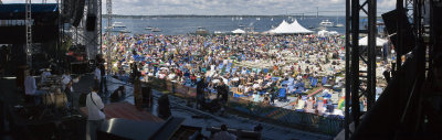 JVC Newport Jazz Festival Panorama backstage 2008