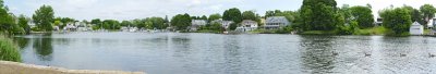 Pawtuxet RI Harbor Panorama