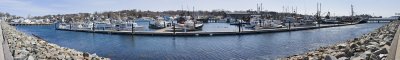 Goucester MA Fishing fleet Panorama