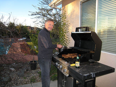 Paul BBQing