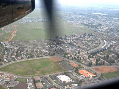 Flying over Chico