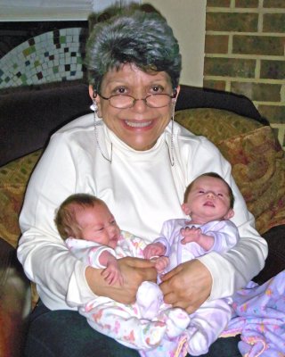 Grandma Lib with the twins