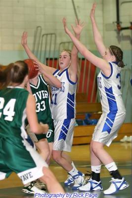 MHS Varsity Girls Basketball vs Dover 3/1/06