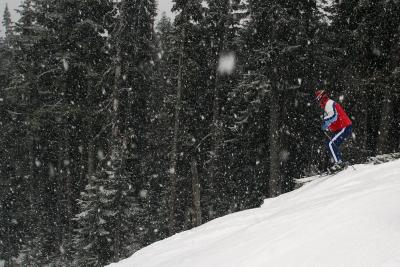 look, snow!