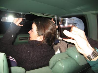 No, officer. There was no open alcohol in the car...