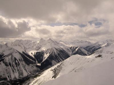 view from the ridge, looking the wrong way