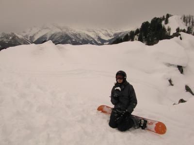 snack time atop Taynton Bowl