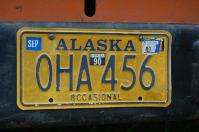 Slightly out of date Occasional AK plate