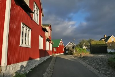 Old Houses, Thorshavn, Faroe Islands