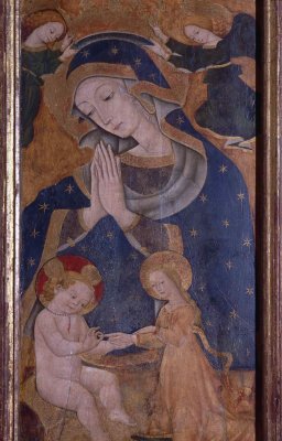 Matteo da Campli, Madonna coronata con Bambino e sposalizio mistico di Santa Caterina d’Alessandria