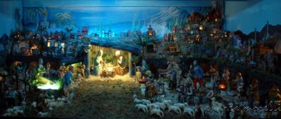 Traditional Christmas Crib in a Silent Night by Giuseppe Appignani 2005