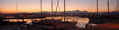 Pescara port & Gran Sasso