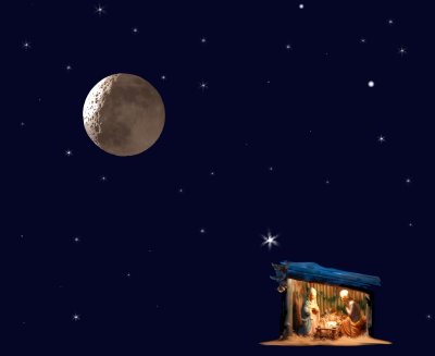 Moon in Christmas - Luna a Natale