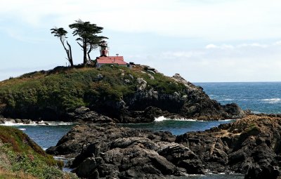 The lighthouse in Crescent City