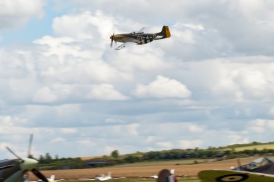P-51 Mustang low and fast