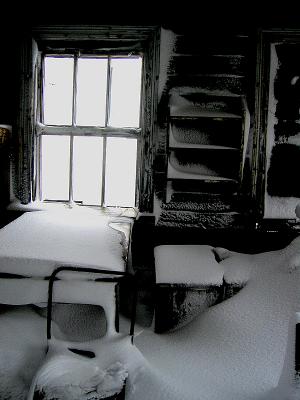Snowy interior