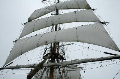 Under sail