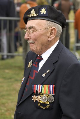 Veteran Royal Artillery who served in the 43rd Wessex Brigade