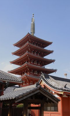 Pagoda, Sensoji temple
