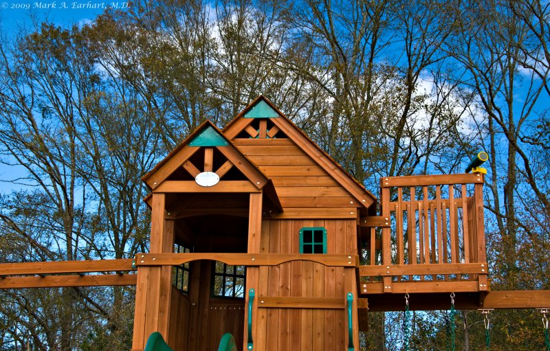 Detail of Crows Nest and Playhouse