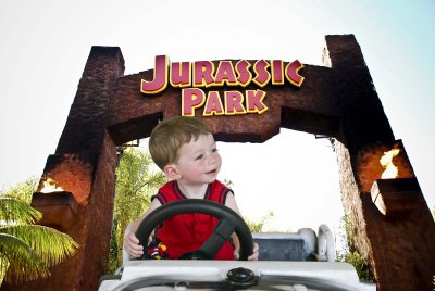 Eli At Jurassic Park