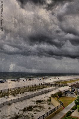 A Stormy Day On The Coast Of Alabama