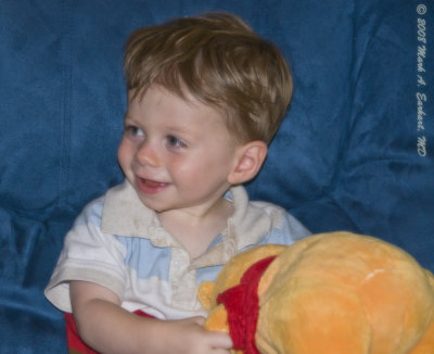 Eli In Nana's Blue Chair 3