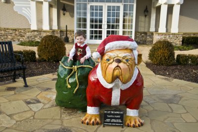 Eli & Santa Paws 1