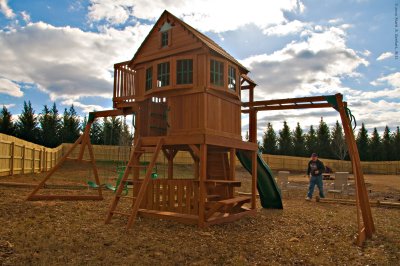 Playhouse back view