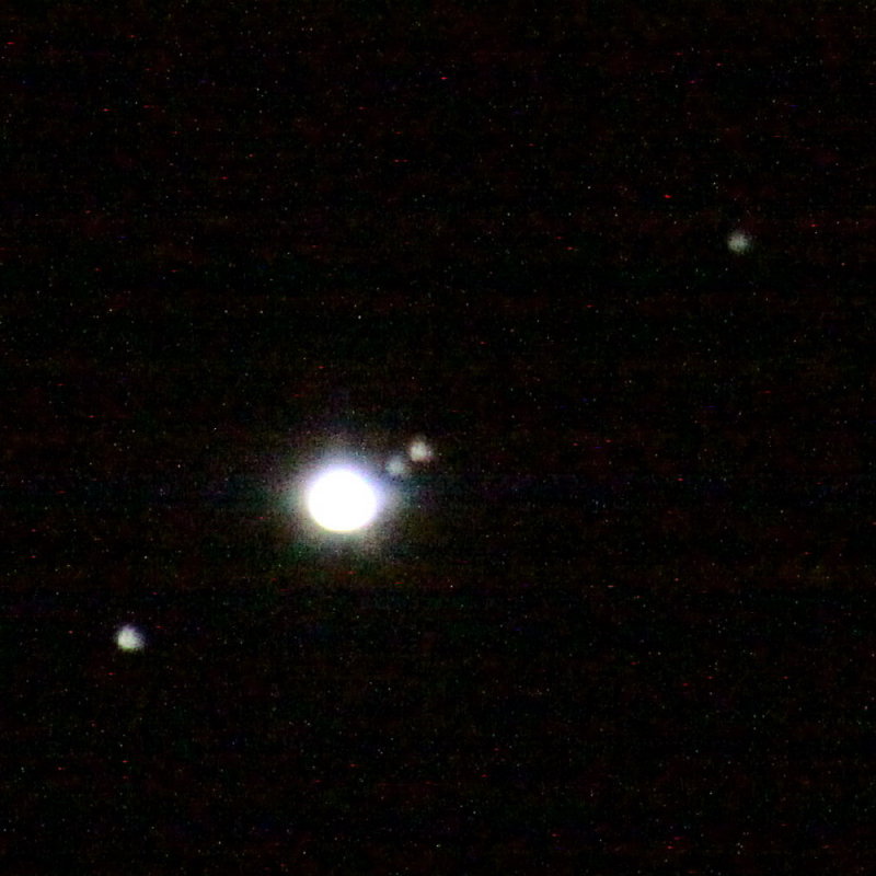 Jupiter with moons