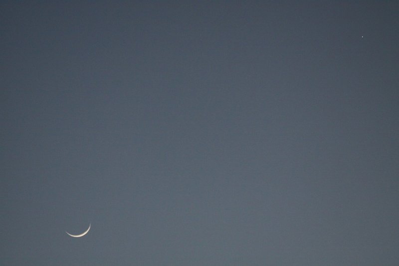 Moon and Jupiter