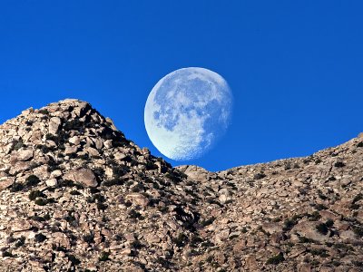 Moon and the Mountain