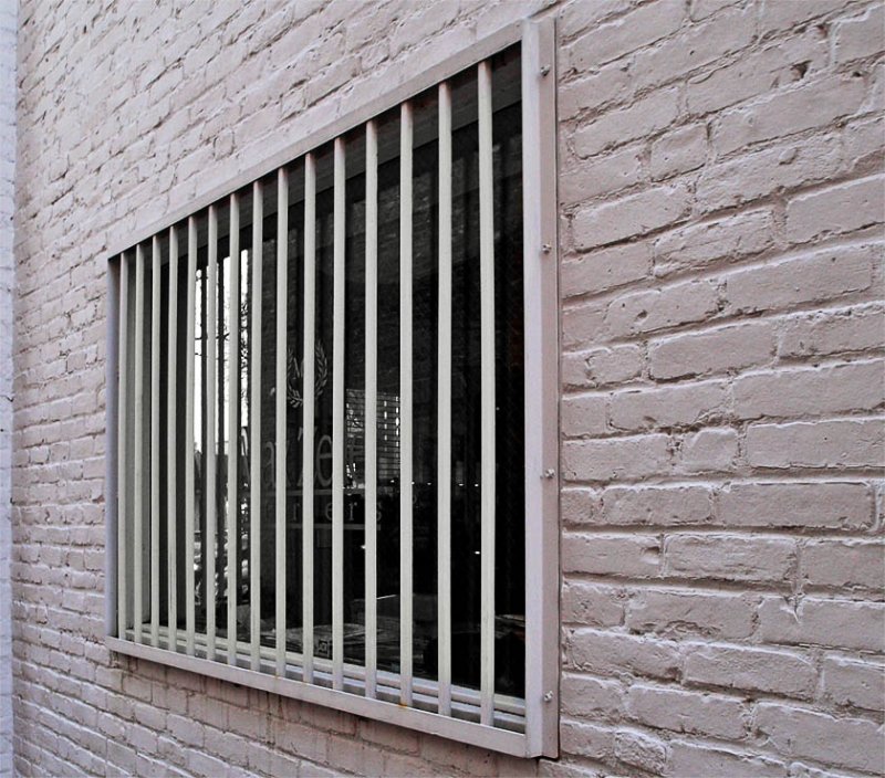 Barred window (Color & B&W)