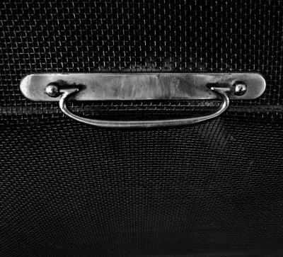 March - monochrome (or almost) - Fireplace Screen