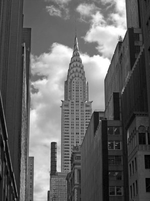 The Chrysler Building B&W