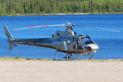 Unfortunately, this helicopter crashed into a lake 1 July, 2007 in Northern Saskatchewan.