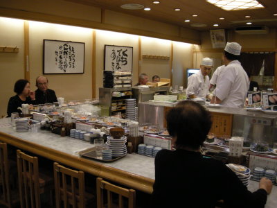 Sushi conveyer belt