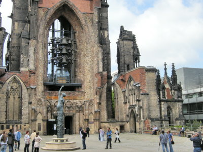 The ruined Nikolaikirche