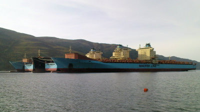 Maersk Vessels Laid Up In Loch Striven