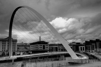 Millenium Bridge , Gateshead and Newcastle