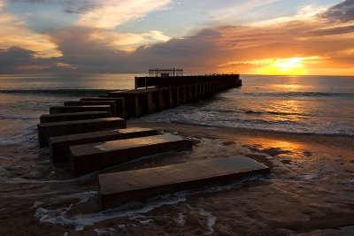 Dockweiller Sunset (Sea and Structure Variations #3)