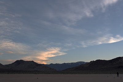 Lone Photographer on the Racetrack Playa