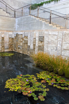 Pond and Stairway near Museum Store